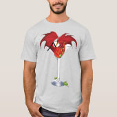 T-shirt Martini Imaginaire Red Dragon (Devant)