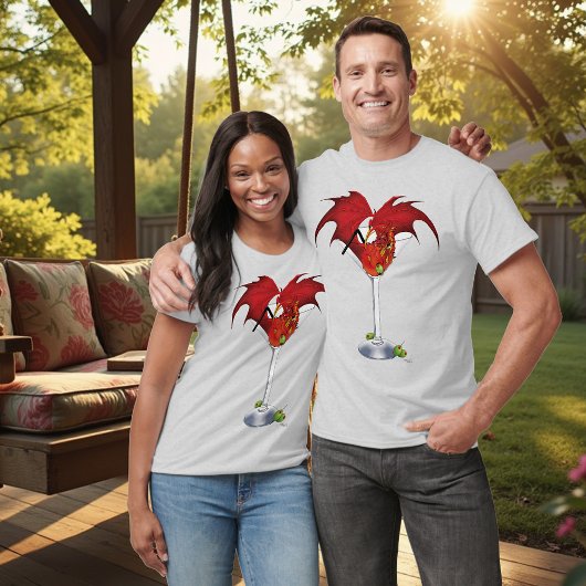 T-shirt Martini Imaginaire Red Dragon