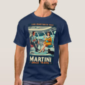 T-shirt Martini Space Travel Posters The Martini's 1957 (Devant)