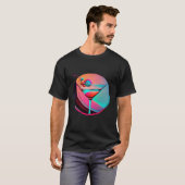T-shirt Martini Synthwave 80s Retrowave Aesthetic (Devant entier)