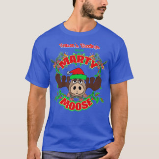 T-shirt Marty Moose de Noël