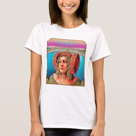 T-shirt Maru Exotic Woman Boho Long manches Tee (Devant)