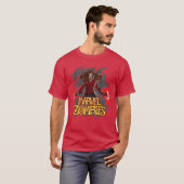 T-shirt Marvel Animation Marvel Zombies Zombie Scarlet Wit (Devant entier)