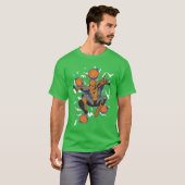 T-shirt Marvel Comics Retro Classique Halloween SpiderMan (Devant entier)