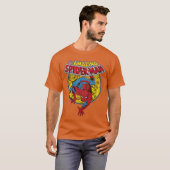 T-shirt Marvel Comics SpiderMan Incroyable Bande Dessinée (Devant entier)