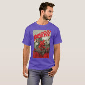 T-shirt Marvel Comiology Daredevil Connaître la Peur Comic (Devant entier)