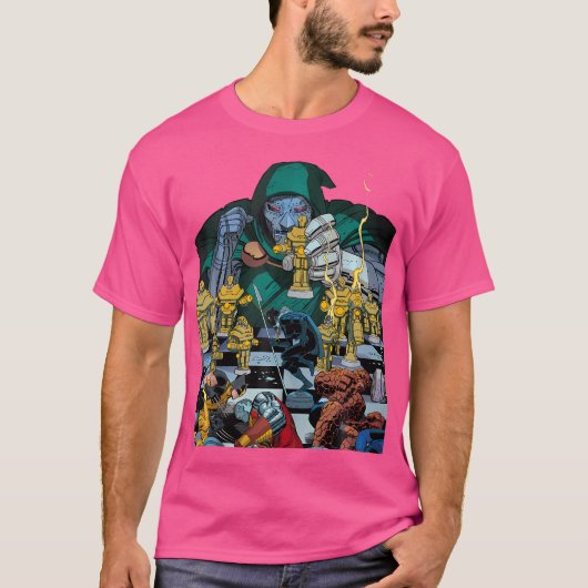 T-shirt Marvel Doctor Doom Doomwar 3 Couverture comique (Devant)
