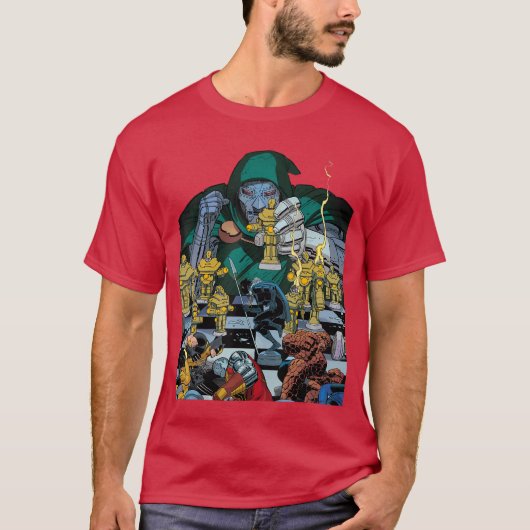 T-shirt Marvel Doctor Doom Doomwar 3 Couverture de bande d (Devant)