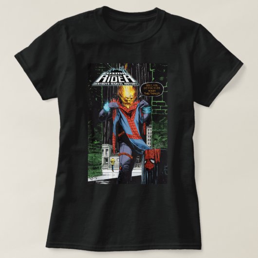 T-shirt Marvel Ghost Rider Détroite Marvel Histoire B (Design devant)