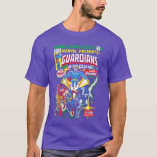 T-shirt Marvel Guardians of the Galay Retro Comic Cover gi