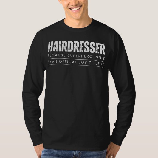 T-shirt Marvel Stylistique rit : Coiffeur - Parce que Sup (Devant)