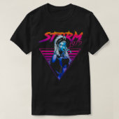 T-shirt Marvel X-Men Storm 80's Retro Triangle Gradient Ta (Design devant)