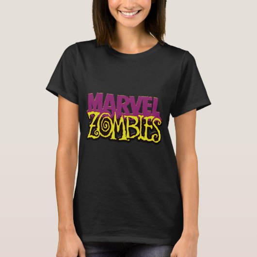 T-shirt Marvel Zombies Official Color Logo Halloween (Devant)