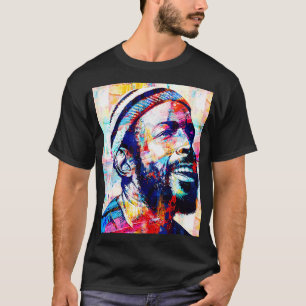 T-shirt Marvin Gaye Peintures Abstraites Crewneck Sweatshi