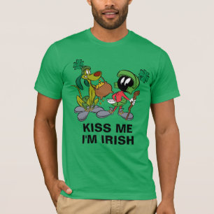 T-shirt MARVIN LE MARTIAN™ avec K-9  Saint-Patrick's Day