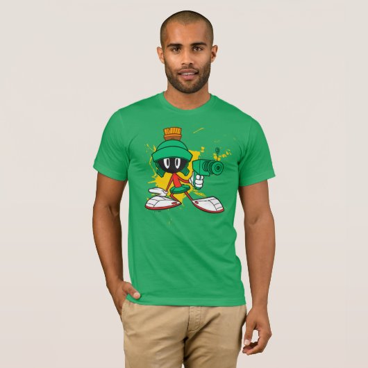 T-shirt MARVIN LE MARTIAN™ avec laser (Devant entier)