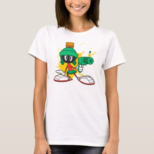 T-shirt MARVIN LE MARTIAN™ avec laser (Devant)