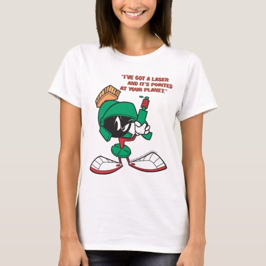T-shirt MARVIN LE MARTIAN™ avec pointes laser (Devant)
