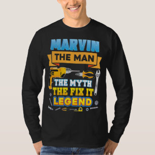 T-shirt Marvin Le Mythe Homme Fixez-Le Légende Fête des Pè
