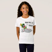 T-Shirt MARVIN MARTIAN™ Riding Rocket (Devant entier)