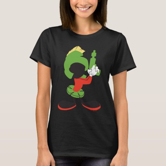 T-shirt MARVIN MARTIAN™ Silhouette avec Raygun (Devant)