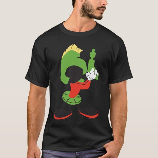 T-shirt MARVIN MARTIAN™ Silhouette avec Raygun (Devant)