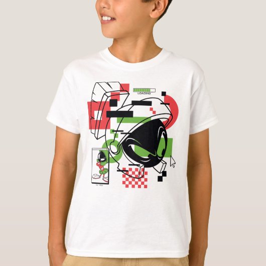 T-shirt MARVIN THE MARTIAN™ Glitch (Devant)