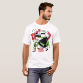 T-shirt MARVIN THE MARTIAN™ Glitch (Devant entier)