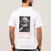 T-shirt Marx (Dos)