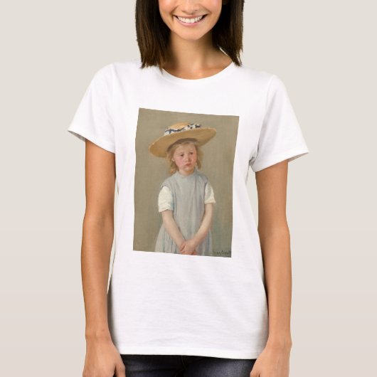 T-shirt Mary Cassatt - Enfant en paille Casquette (Devant)