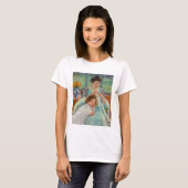 T-shirt Mary Cassatt - Jeune mère coudre (Devant entier)