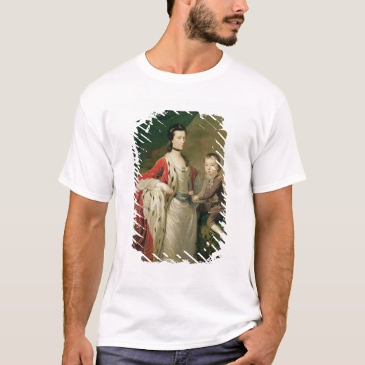 T-shirt Mary, comtesse de Shaftsbury et son fils (Devant)
