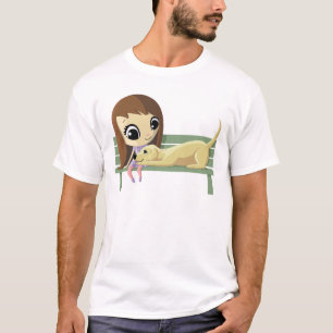 T-shirt Mary et croûton le chien