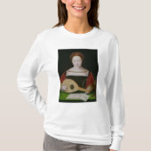 T-shirt Mary Magdalene jouant un luth (Devant)