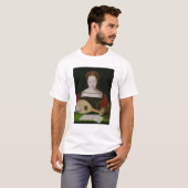 T-shirt Mary Magdalene jouant un luth (Devant entier)