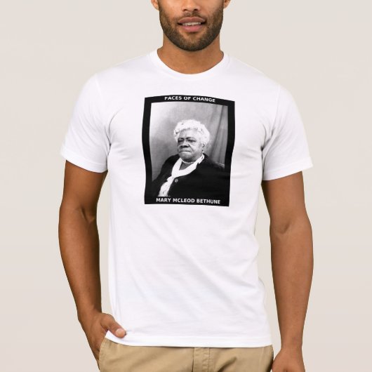 T-shirt Mary McLeod Bethune (Devant)