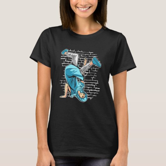 T-shirt Mary mère de Jésus Breakdancing Breakdance Hip (Devant)