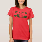 T-shirt Mary & William (Devant)