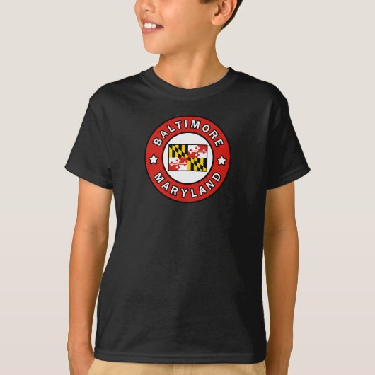 T-shirt Maryland de Baltimore (Devant)