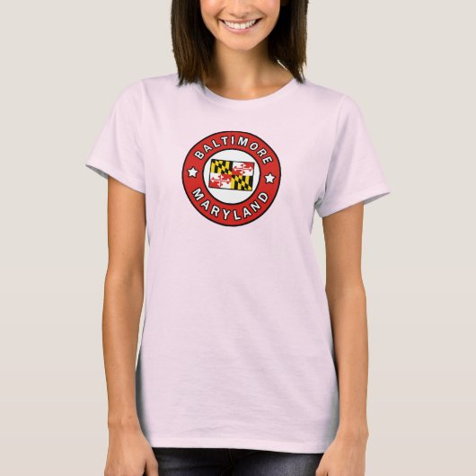 T-shirt Maryland de Baltimore (Devant)