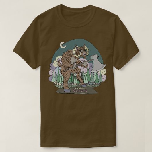 T-shirt Maryland Goatman sur Lovers Lane (Design devant)