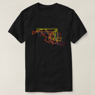 T-shirt maryland pride flou