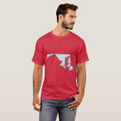 T-shirt Maryland Surdimensionné 18 (Devant entier)