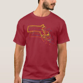 T-shirt masachusetts flou de fierté (Devant)