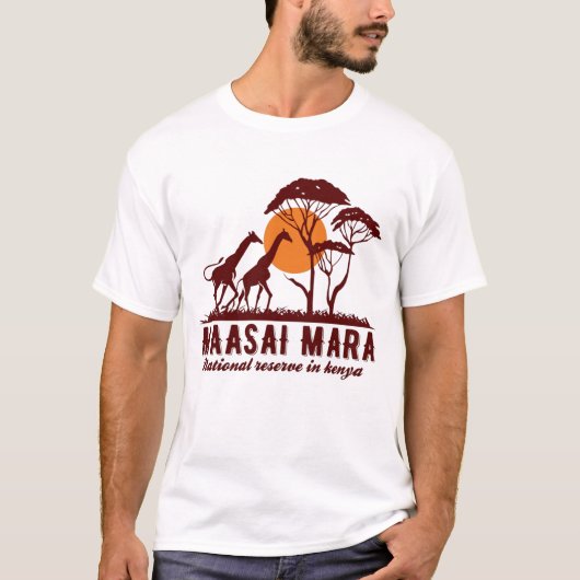 T-shirt Masaï mara (Devant)