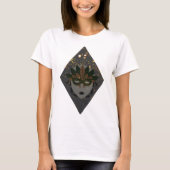 T-shirt Mascarade mystérieuse en bronze et Parties scintil (Devant)