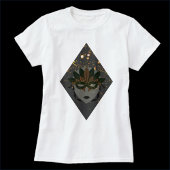 T-shirt Mascarade mystérieuse en bronze et Parties scintil