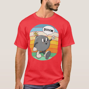 T-shirt mascotte à bombe vintage