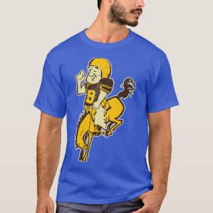 T-shirt Mascotte d'art du ventilateur Denver Retro