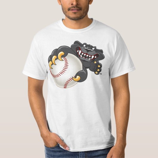 T-shirt Mascotte de base-ball de panthère (Devant)